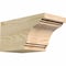 Ekena Millwork Pescadero Rough Sawn Rafter Tail, Douglas Fir, 6"W x 6"H x 12"L RFT06X06X12PEC00RDF - alternate 1